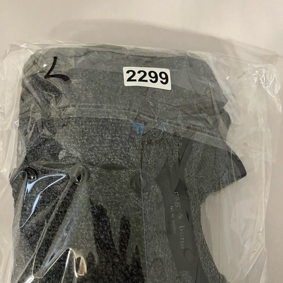 Rag & Bone Pullover Sweater Women’s Sz L Gray 1/4 Button Long Sleeves Casual‎ - Picture 8 of 8